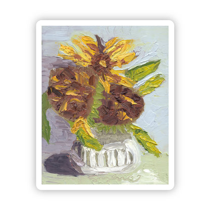 Sunflower Painting Sticker