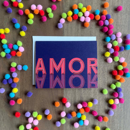 Amor Lettering Card