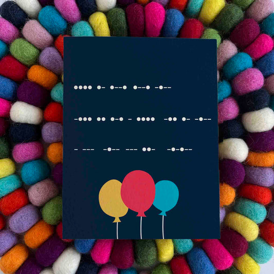 Happy Birthday (Morse Code) Card