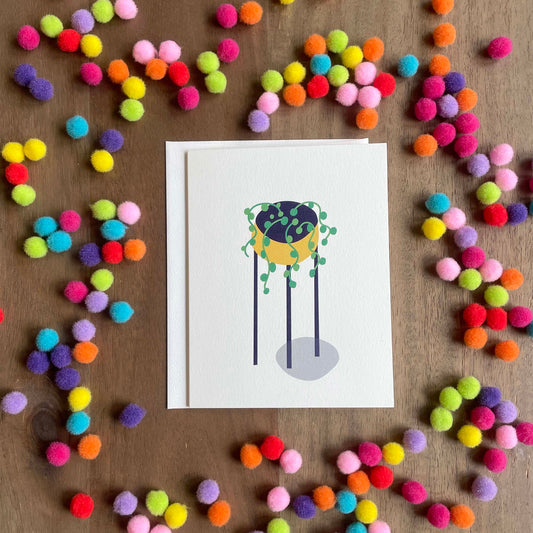 String of Pearls Plant Card