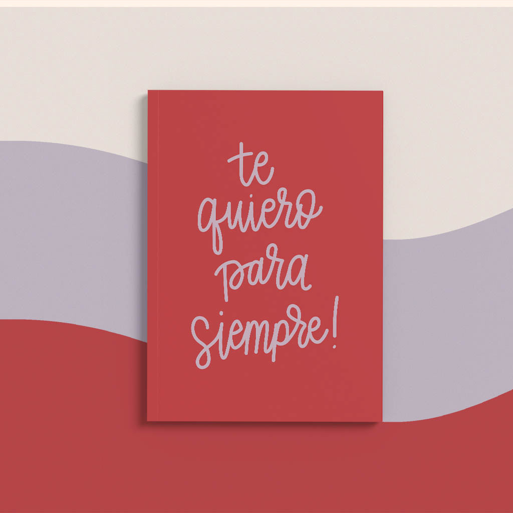 Te quiero para siempre Card