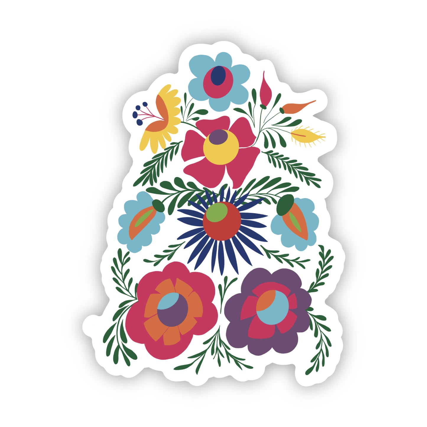 Hand Illustrated Flores Antigua Sticker