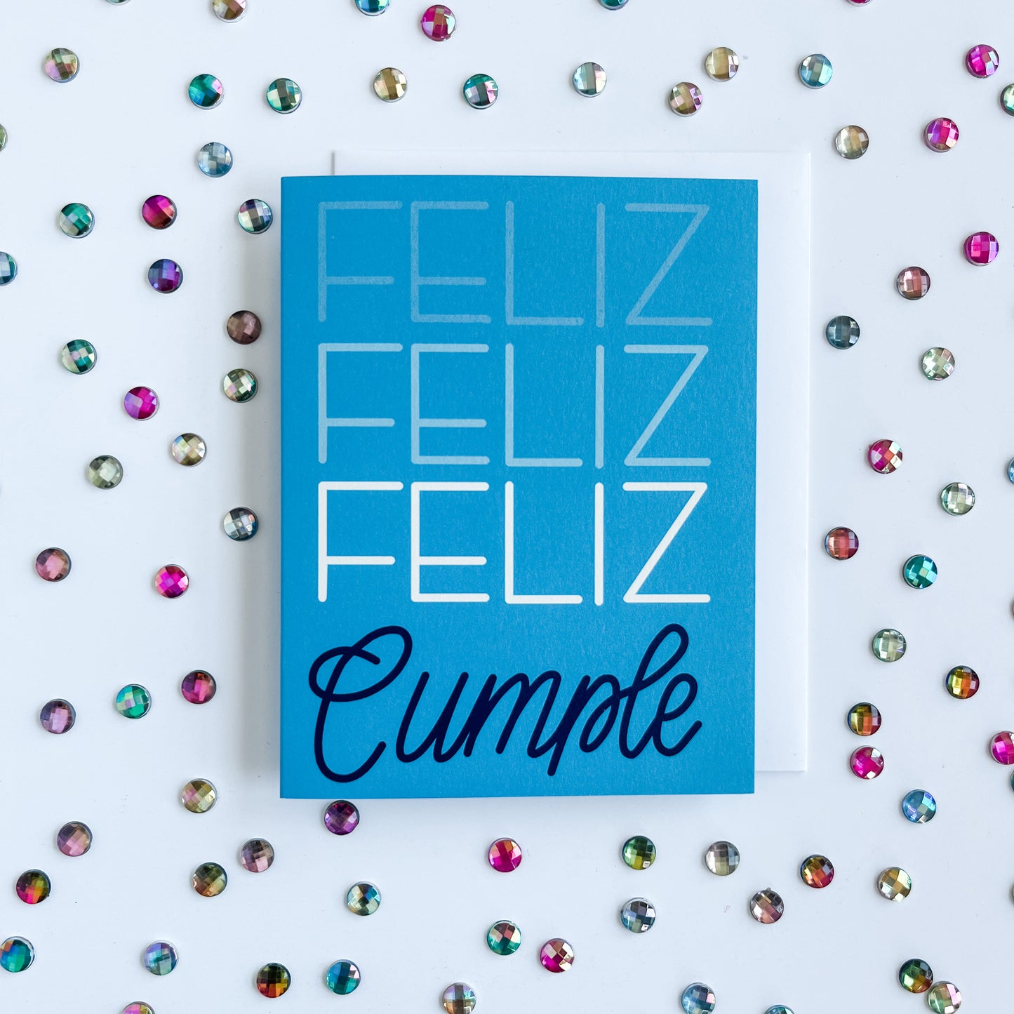 Feliz Cumple (Happy Birthday) Hand Lettering Greeting Card