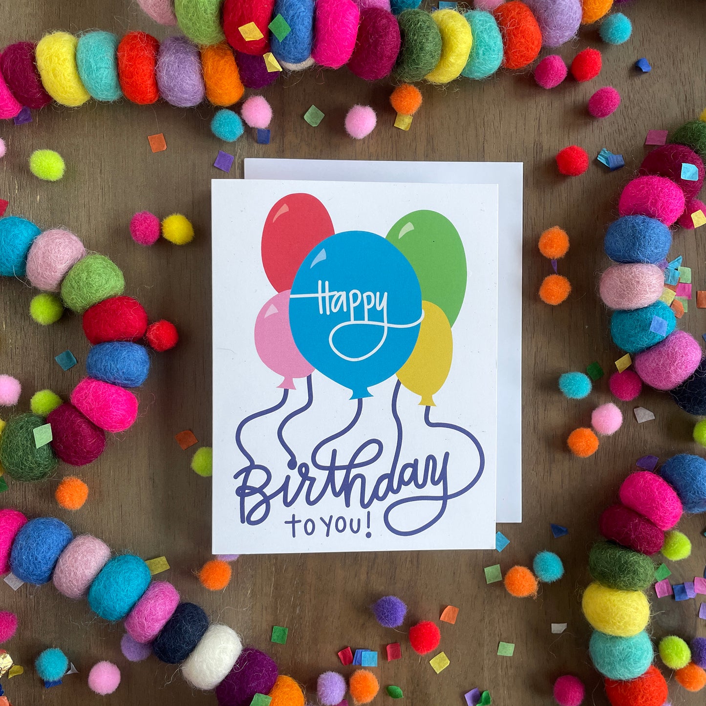 Birthday Balloons Card