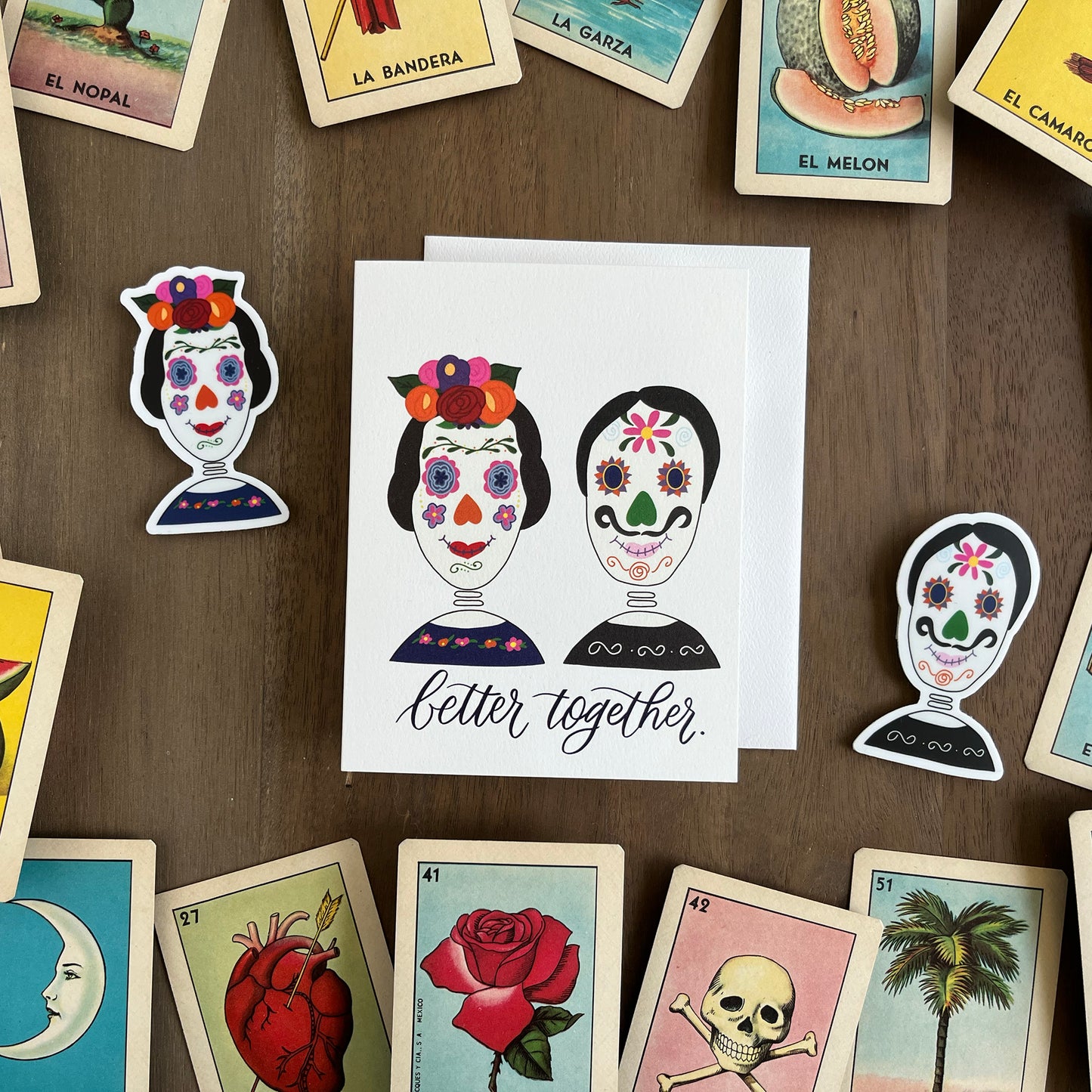 Hombre Day of the Dead Sticker